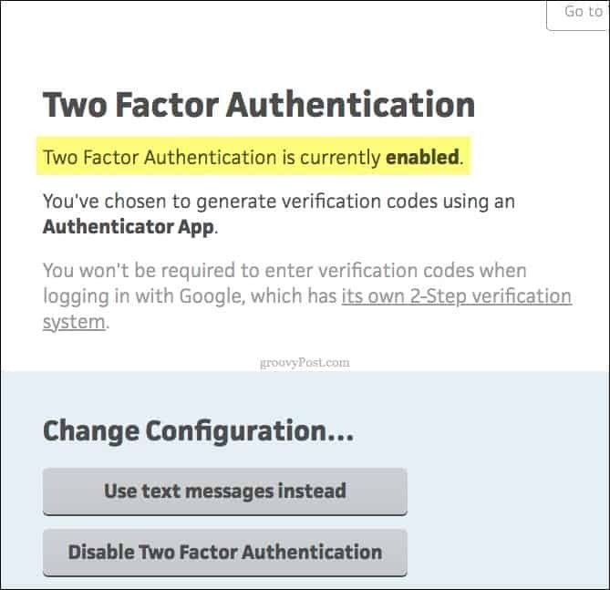 Trello-due fattori-authentication-enabled