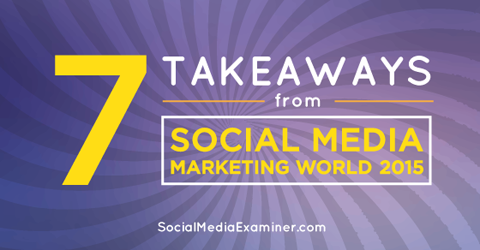 takeaway dal mondo del social media marketing 2015