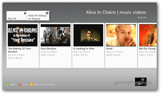 Playlist Xbox Music