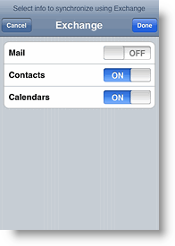 Apple iPhone e iPod Touch disabilitano la sincronizzazione della posta con ActiveSync Exchange