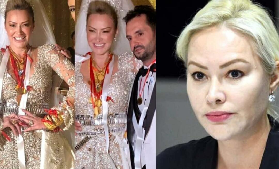 Indossava chili d'oro al suo matrimonio! Aylin Coşkun: La cerimonia dei gioielli viene da me in un sobborgo