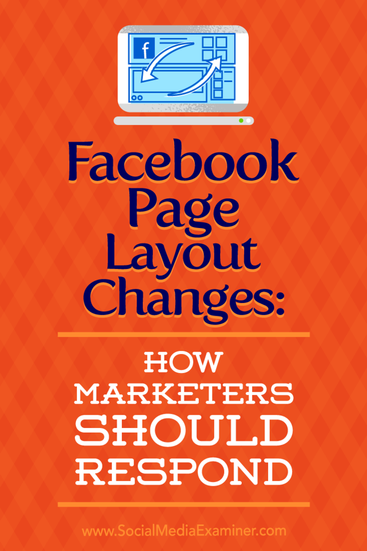 Modifiche al layout della pagina Facebook: come dovrebbero rispondere gli esperti di marketing: esaminatore dei social media