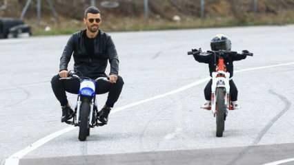 Kenan Sofuoğlu ha portato suo figlio di 3 anni in bici da solo! Ha portato i cuori alla bocca