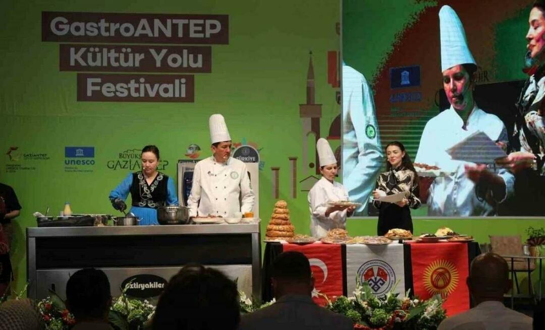 Il GastroANTEP Culture Road Festival continua con tutto l'entusiasmo