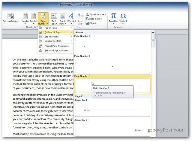 Come aggiungere i numeri di pagina ai documenti di Microsoft Word