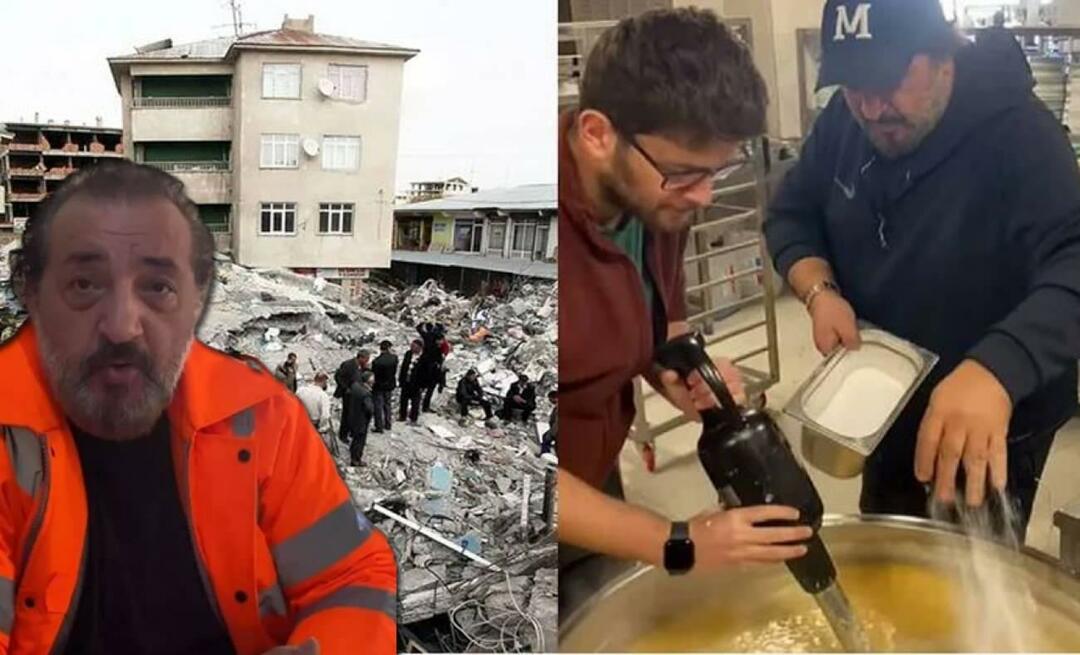 Il capo Mehmet Yalçınkaya, che ha lavorato duramente nell'area del terremoto, ha chiamato tutti! 