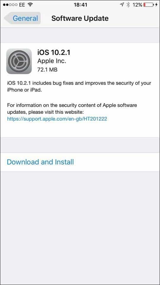 Apple iOS 10.2.1 - Dovresti eseguire l'upgrade e cosa è incluso?