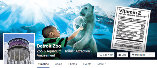 foto di copertina di facebook detroit zoo