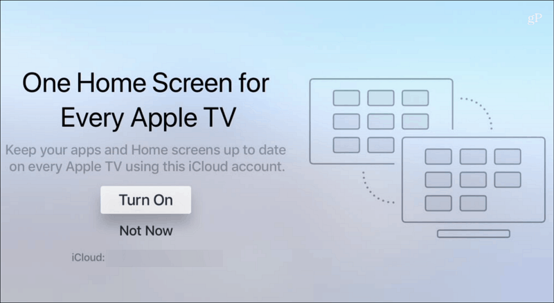 Una schermata principale per ogni Apple TV