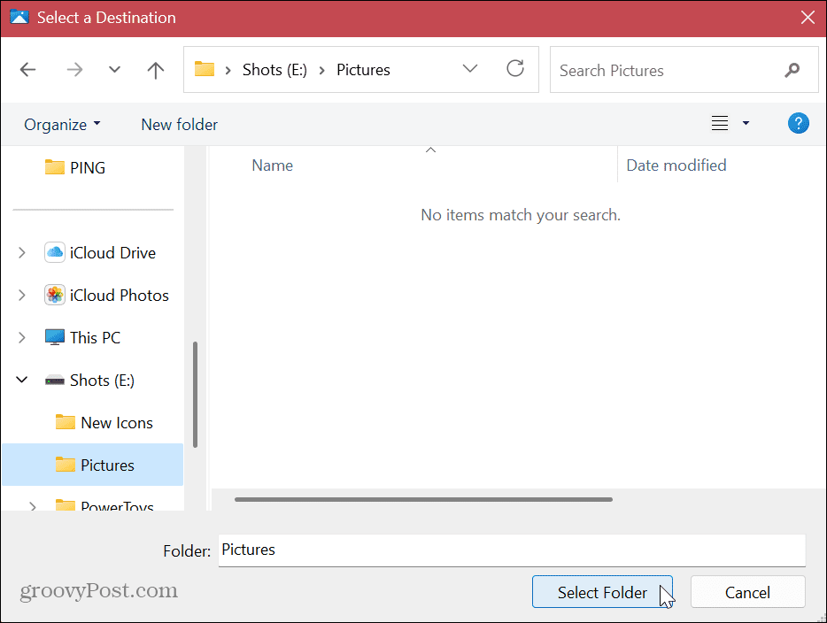 Sposta le cartelle utente predefinite su Windows 11