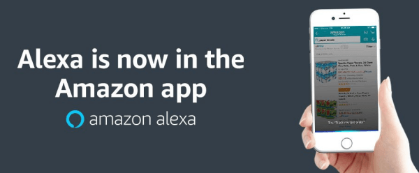 Il servizio di assistente intelligente di Amazon, Alexa, è ora disponibile sulla principale app di acquisto per iOS.