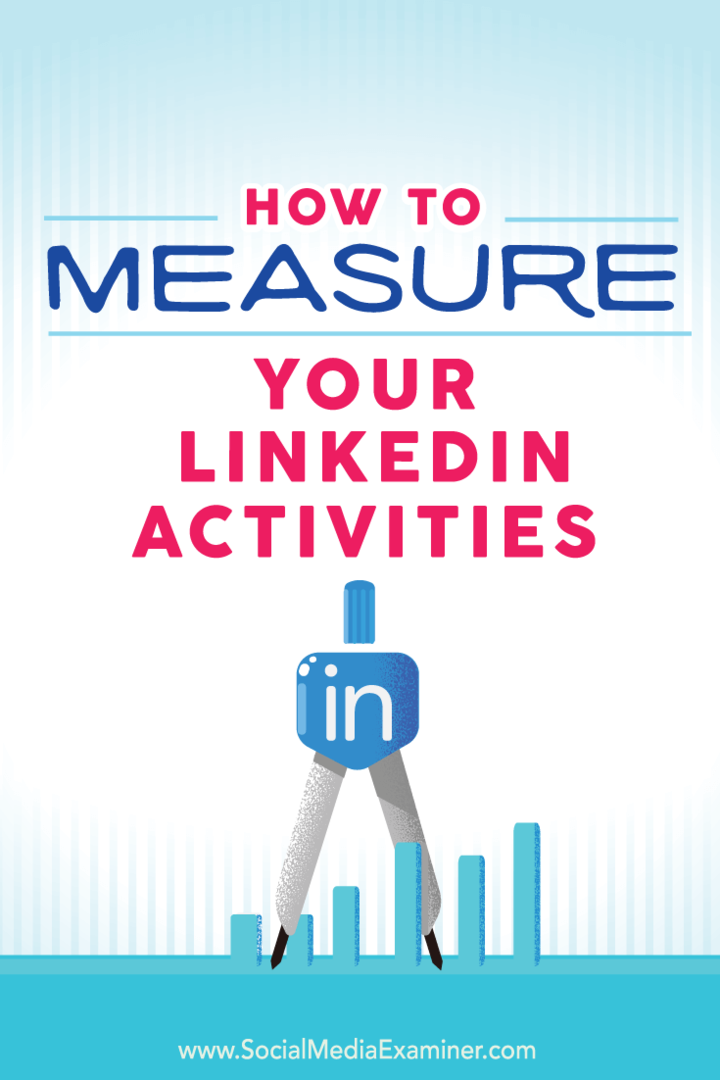 Come misurare le tue attività su LinkedIn: Social Media Examiner