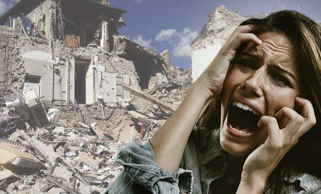 Hai paura di un terremoto? È giusto che un musulmano abbia paura?