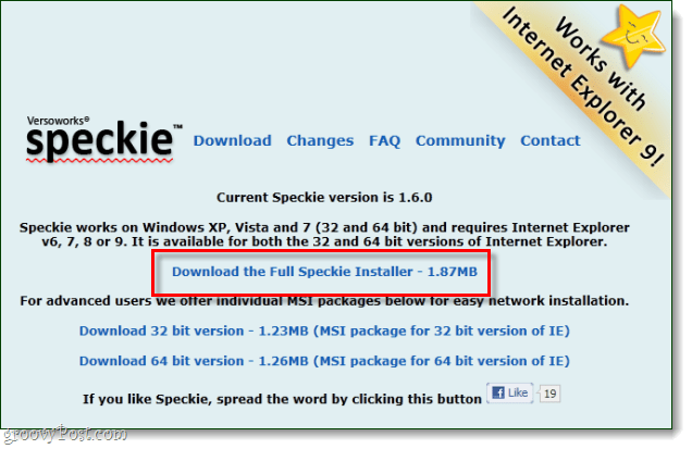 Aggiungi Controllo ortografico a Internet Explorer 9 con Speckie