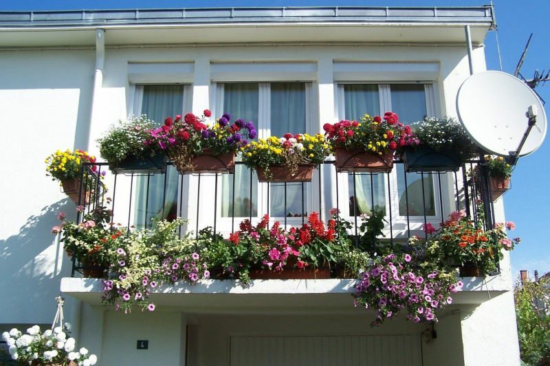 Idee per la decorazione del balcone