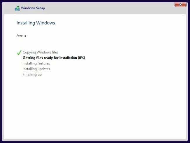 Installazione di Windows 8