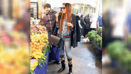 Ebru Polat è andato al mercato con un abito da 90 mila TL