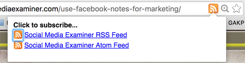 trovare feed RSS