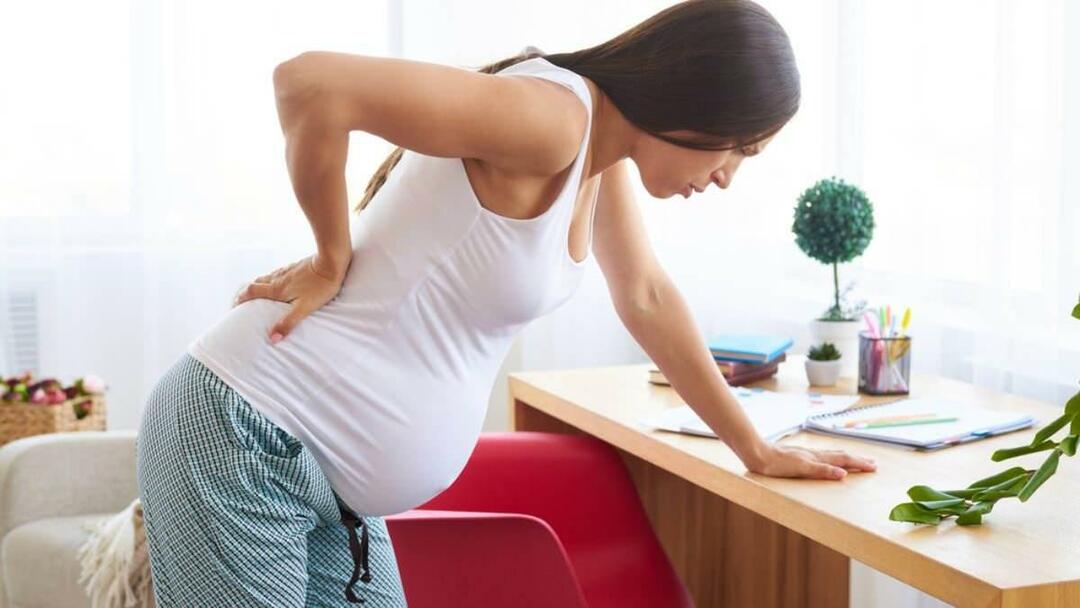 mal di schiena durante la gravidanza