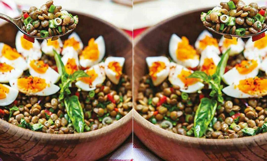 Ricetta albume di lenticchie verdi, come si fa? Una ricetta piyaz che rallegrerà la tua tavola
