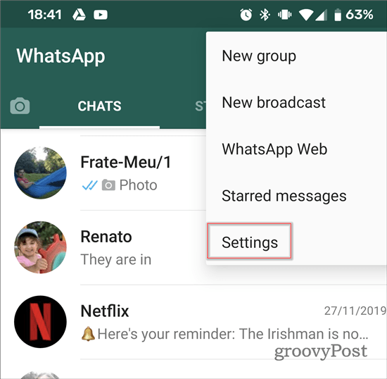 WhatsApp interrompe l'aggiunta alle impostazioni dei gruppi