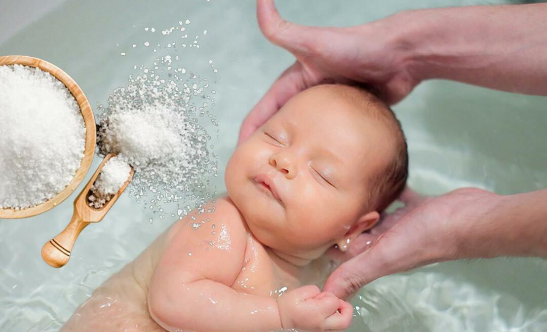 È dannoso fare il bagno ai bambini con il sale? Da dove viene l’usanza di salare i neonati?