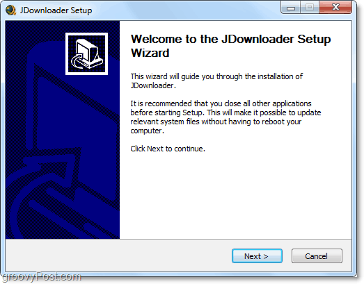 Installazione guidata di Jdownloader