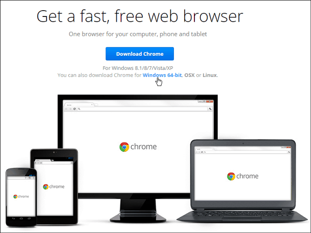 Google Chrome a 64 bit ora disponibile per Windows 7 e versioni successive