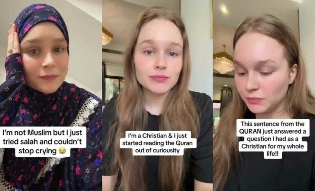 La giovane donna, colpita dagli eventi di Gaza, è diventata musulmana! 