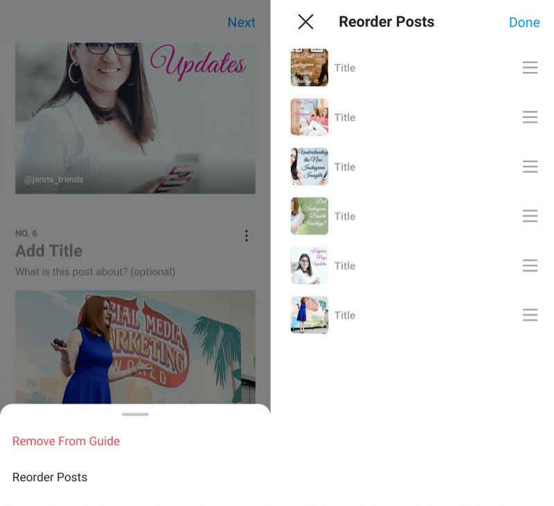 Come creare guide per Instagram: configurazione dettagliata: esaminatore di social media