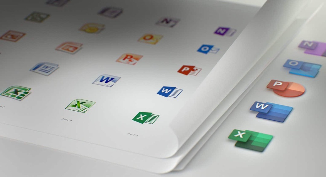 Nuove icone di Office 365
