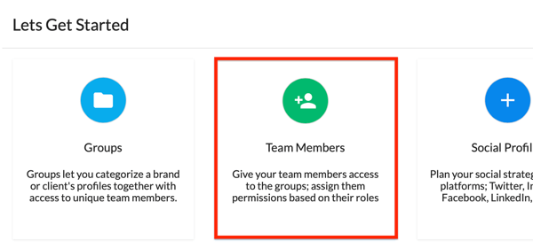 Inizia aggiungendo membri del team al tuo account Statusbrew.