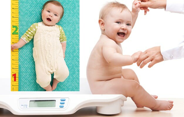 Come calcolare l'altezza e il peso nei neonati? Come pesare un bambino a casa? Misurazione di altezza e peso nel bambino