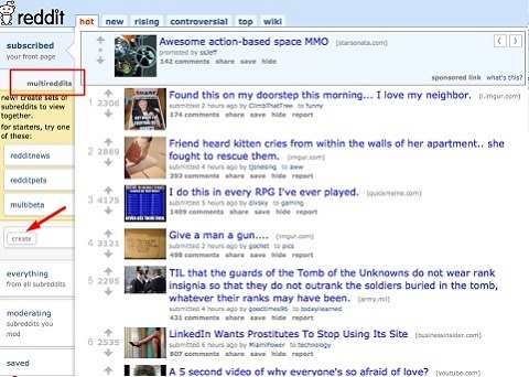 homepage multireddit