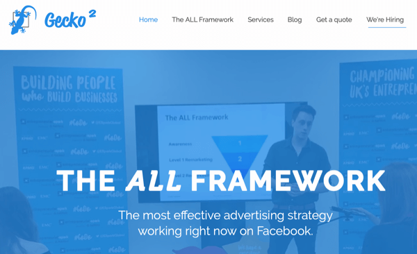 Framework di canalizzazioni pubblicitarie di Facebook; TUTTO Framework.
