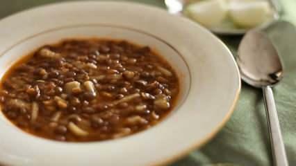 Come si prepara la famosa zuppa di lenticchie nere? Trucchi di zuppa di lenticchie nere