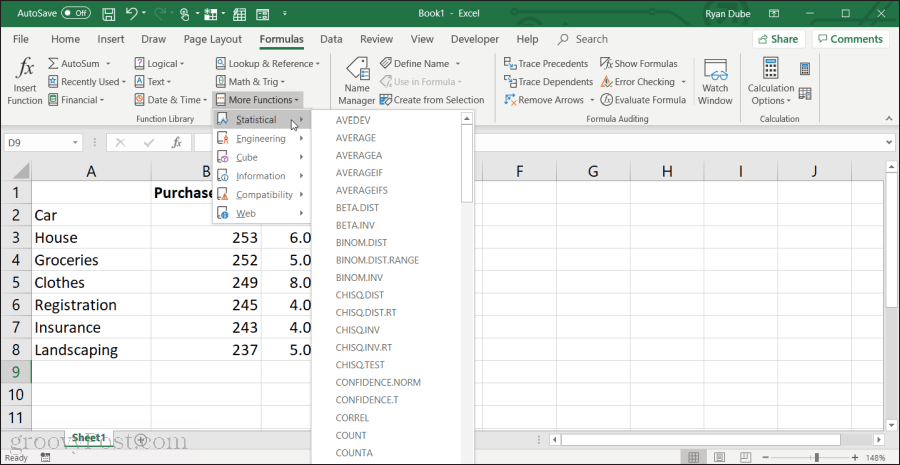 Selezione diifif in Excel