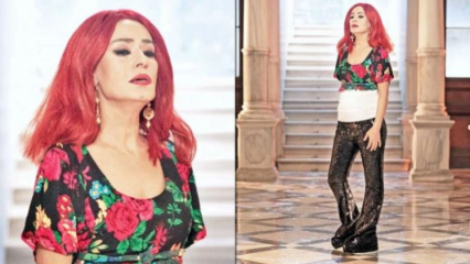 Yıldız Tilbe ha attirato l'attenzione con la sua parrucca rossa che ricorda Aysel Gürel!