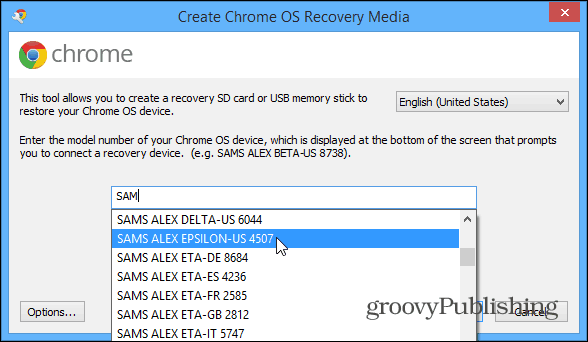 Chrome OS Recovery