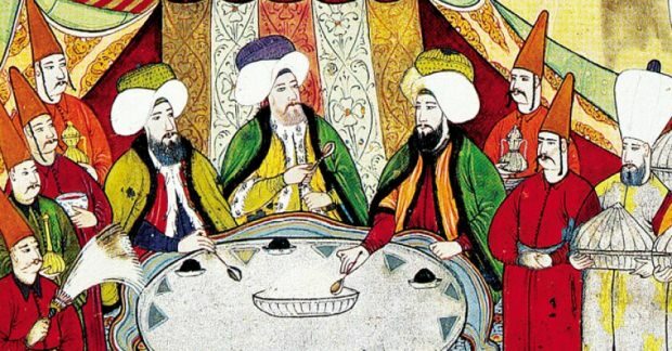 Festa del cibo sultano ottomano