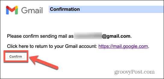 alias di conferma gmail