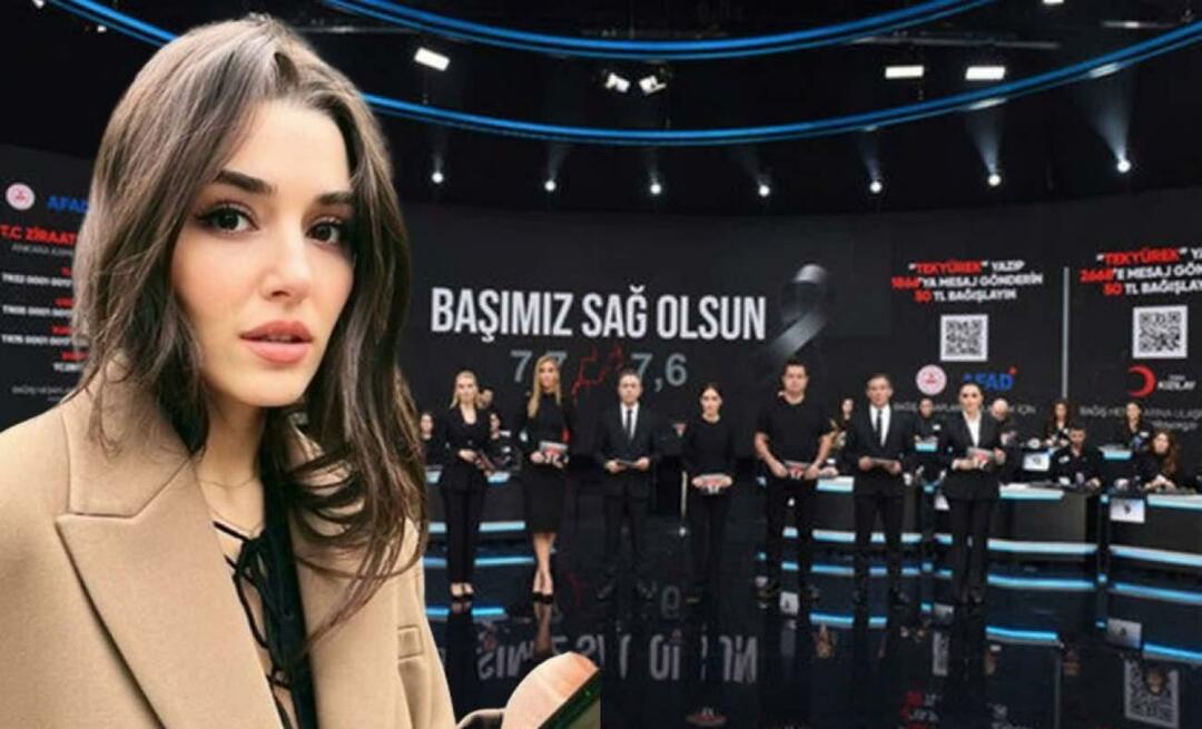 Hande Erçel, che ha partecipato alla campagna Türkiye One Heart, ha raccontato quei momenti! "...Volevo che tu sapessi"