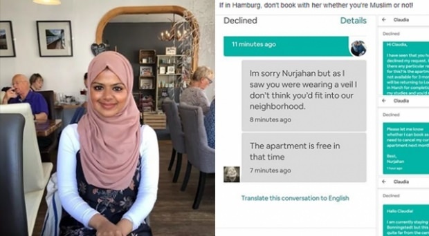 Non hanno affittato una casa allo studente a causa dell'hijab.