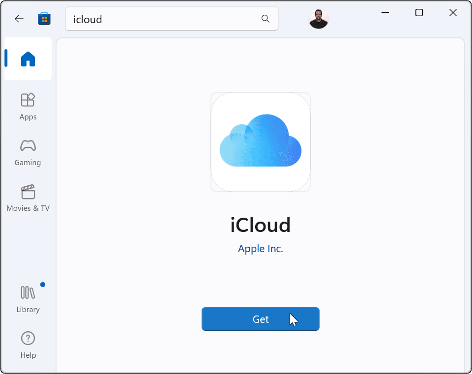 Connetti Apple iCloud con l'app Foto di Windows 11