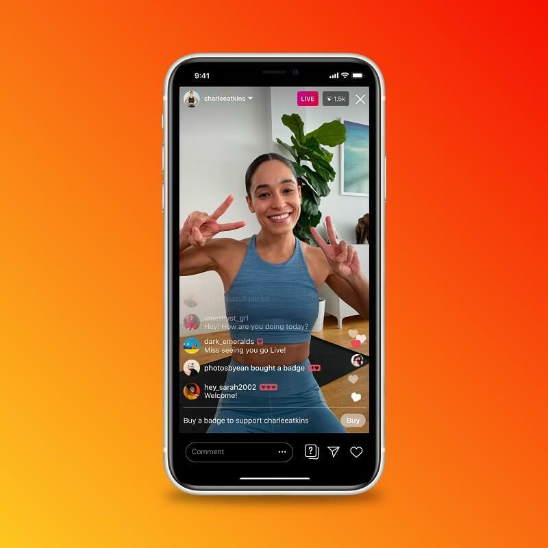 Instagram sta facendo di più per supportare i creatori con l'introduzione di badge in video live, annunci IGTV e aggiornamenti per gli acquisti.