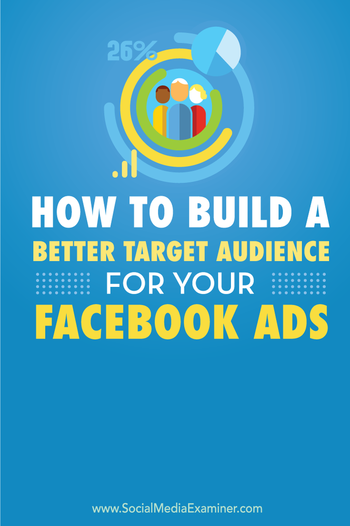 Come costruire un pubblico target migliore per i tuoi annunci Facebook: Social Media Examiner