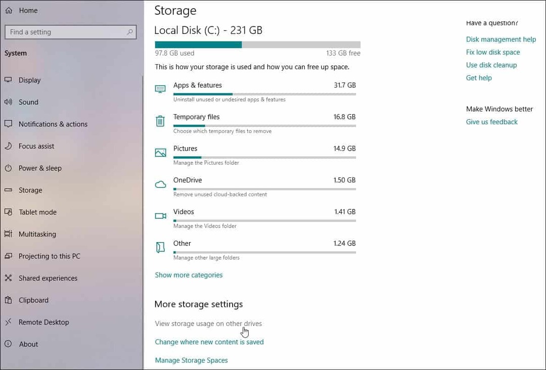 Come visualizzare tutti i dispositivi di archiviazione connessi su Windows 10 Aggiornamento 1903 maggio 2019
