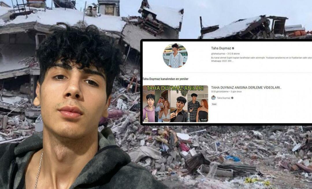 Le condivisioni dell'account di Taha Duymaz, che ha perso la vita nel terremoto, hanno ricevuto una reazione!