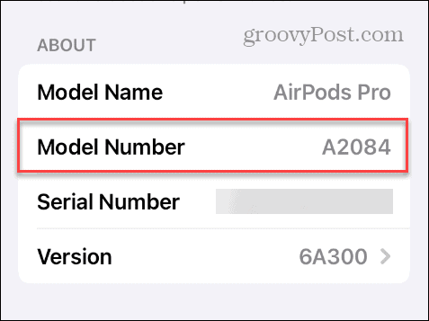 Identifica il modello e la generazione dei tuoi AirPods