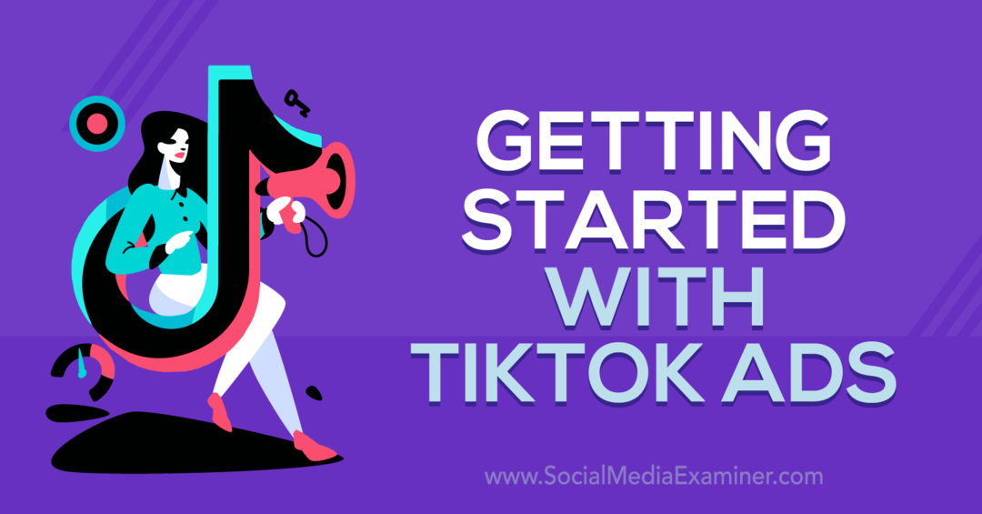 Guida introduttiva a TikTok Ads con approfondimenti di Maxwell Finn sul podcast di social media marketing.